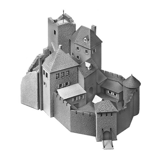 Faller BURG "RABENSTEIN" Anleitung
