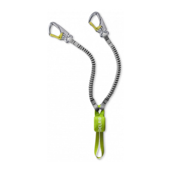 EDELRID Via Ferrata Gebrauchsanleitung