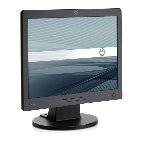 HP Compaq L1506x Benutzerhandbuch