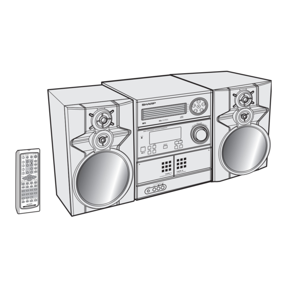 Sharp CD-MPX870H Bedienungsanleitung