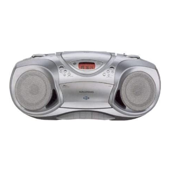 Grundig FREAXX 50 RRCD 4305 SPCD Bedienungsanleitungen