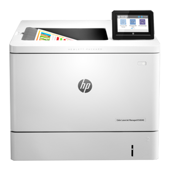 HP Color LaserJet Managed E55040dn Benutzerhandbuch