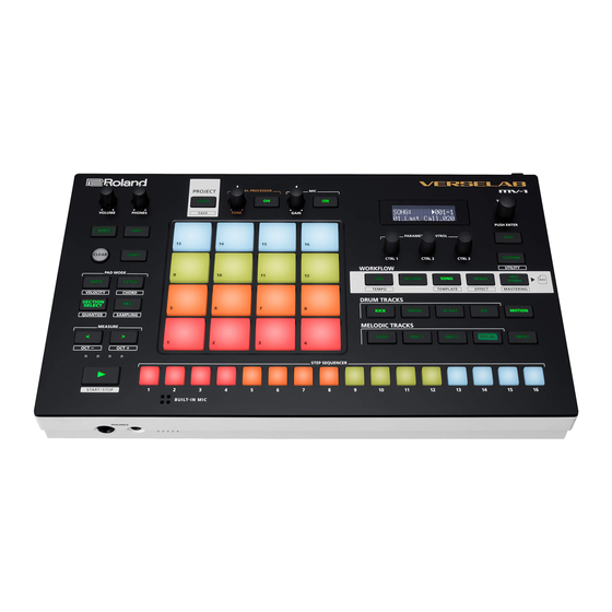 Roland verselab mv-1 Bedienungsanleitung