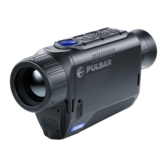 Pulsar Axion XQ Betriebsanleitung