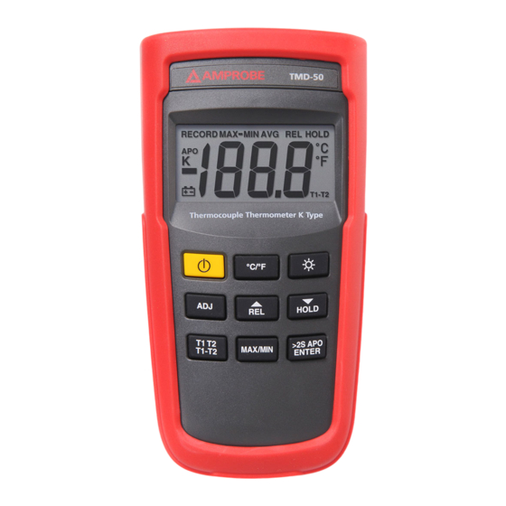 Amprobe TMD-55 Bedienungshandbuch