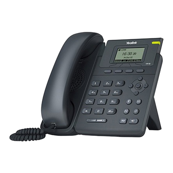 Yealink T19P E2 Handbuch