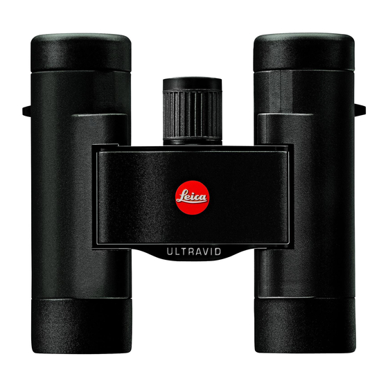 Leica ULTRAVID 8x20 Anleitung