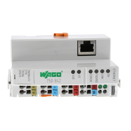 WAGO 750-342 Handbuch
