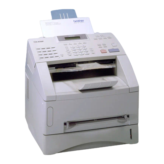 Brother FAX-8350P Benutzerhandbuch