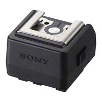 Sony ADP-MAA Bedienungsanleitung