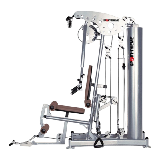 Sport-thieme 1489301 Montage- Und Gebrauchsanweisung