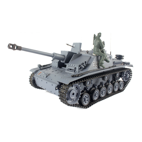 XciteRC Sturmgeschütz III Ausf.G.SD.KFZ 142-1 Sound & Smoke M Handbücher