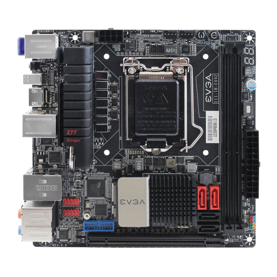 EVGA Z77 Stinger Kurzanleitung