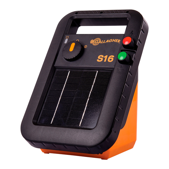 Gallagher S16 Betriebsanleitung