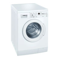 Siemens WM14E346 Gebrauchs- Und Aufstellanleitung
