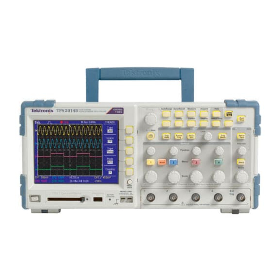 Tektronix TPS2000B Serie Benutzerhandbuch