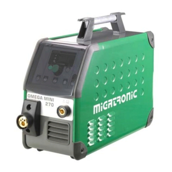 Migatronic OMEGA 270 MINI Betriebsanleitung