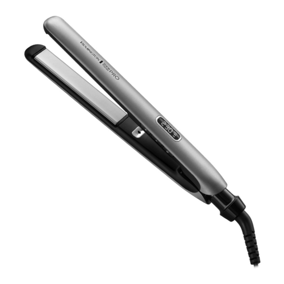 Remington Shine Therapy PRO S9300 Bedienungsanleitung