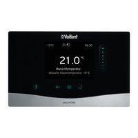 Vaillant sensoHOME VRT 380/2 Betriebs Und Installationsanleitung