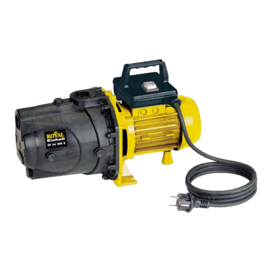 EINHELL GP JET800 NIRO Bedienungsanleitung