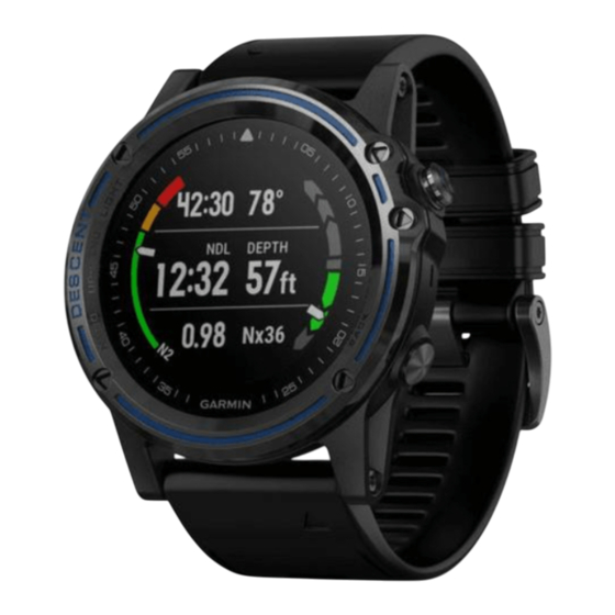 Garmin Descent MK1 Handbuch