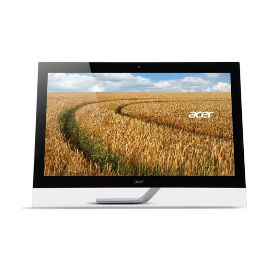 Acer T272HUL Kurzanleitung