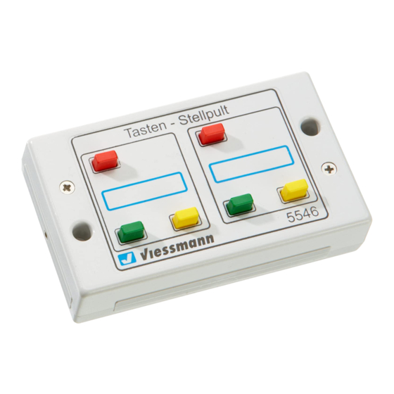 Viessmann 5546 Bedienungsanleitung