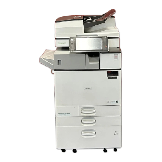 Ricoh MP C2003 series Anwenderanleitung