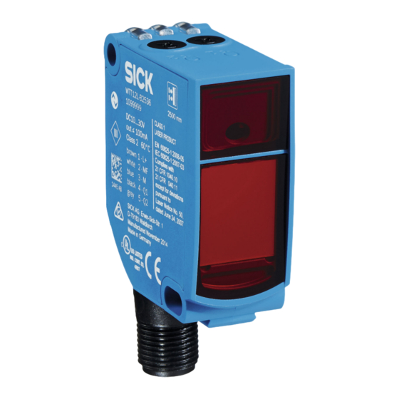 SICK PowerProx - WTT12L Bedienungsanleitung