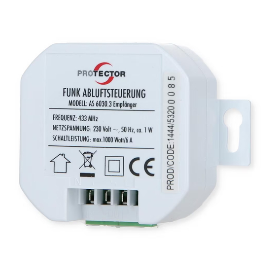 Protector AS-6030.3 Betriebsanleitung