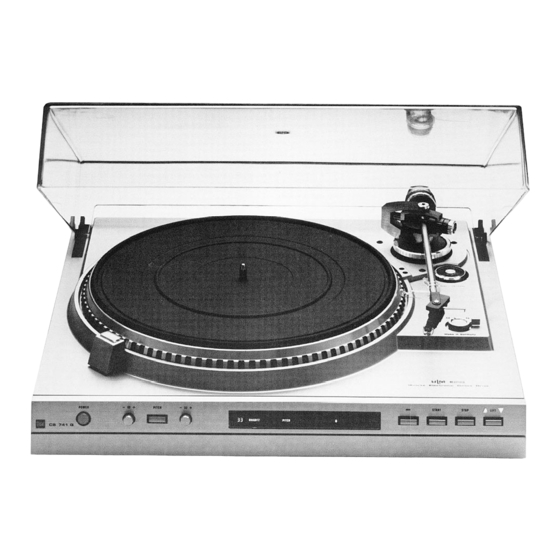 Dual CS 741Q Bedienungsanleitung