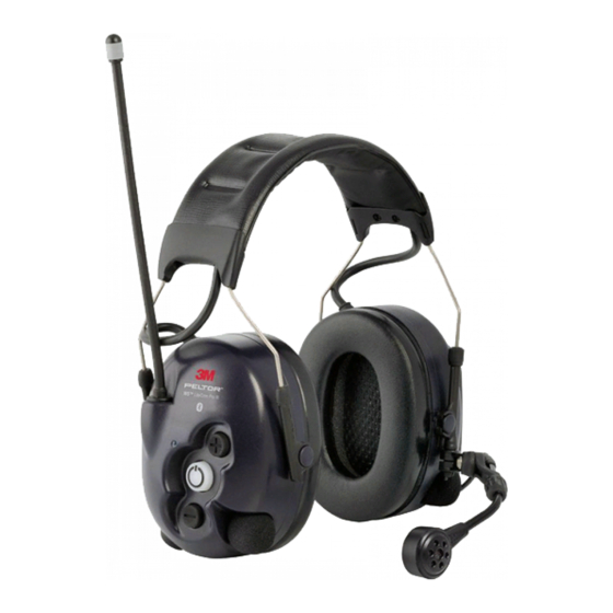 3M PELTOR WS LiteCom Pro III Headset Bedienungsanleitung