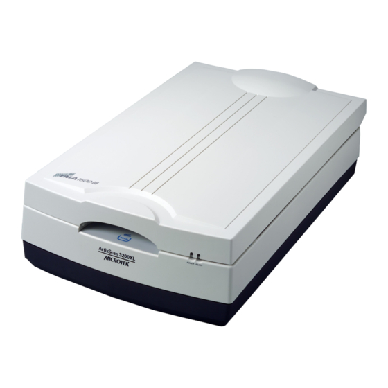Microtek ArtixScan 3200XL Benutzerhandbuch