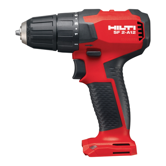 Hilti SF 2-A12 Handbücher