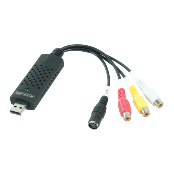 Konig CMP-USBVG5 Anleitung
