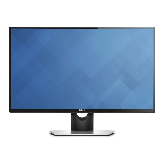 Dell SE2716H Bedienungsanleitung