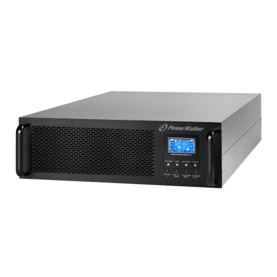 PowerWalker VFI 10000CRM LCD Bedienungsanleitung