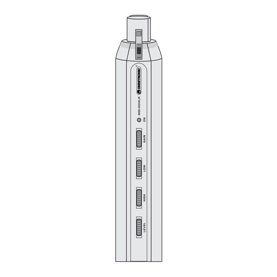 Omnitronic MDI-001XLR Bedienungsanleitung