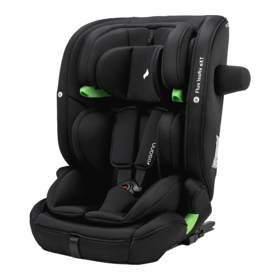 osann Flux Isofix eXT Bedienungsanleitung