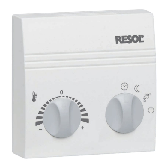 Resol RCP12 Handbuch