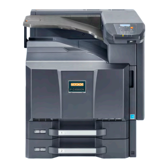 Utax P-C4580DN/P Bedienungsanleitung