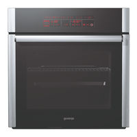 Gorenje BOP88ORAX Gebrauchsanweisung, Aufstellungsanweisung Und Anschlussanweisung