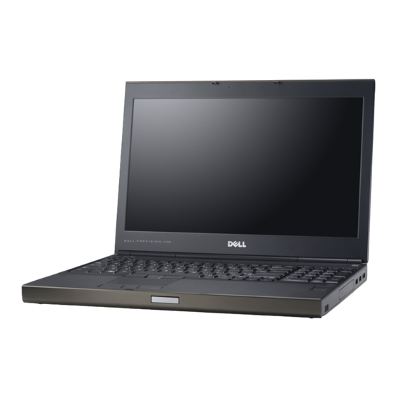 Dell Precision Mobile Workstation M4700 Benutzerhandbuch
