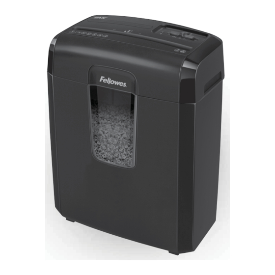 Fellowes Microshred 8MC Bedienungsanleitung