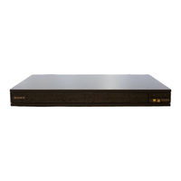 Sony UBP-X8000 Bedienungsanleitung