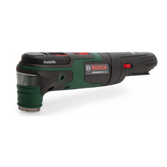 Bosch AdvancedMulti 18 Originalbetriebsanleitung