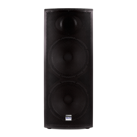 Alto Professional SX 112 TOURMAX Schnellstartanleitung