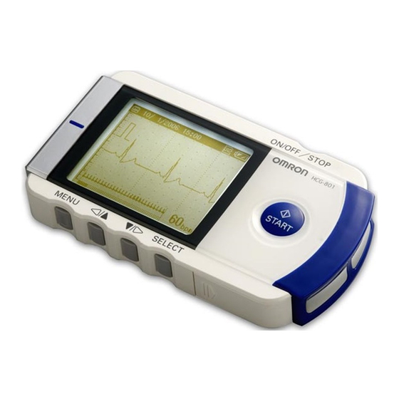 Omron HCG-801 Gebrauchsanweisung