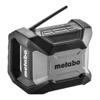 Metabo R 12-18 BT Originalbetriebsanleitung