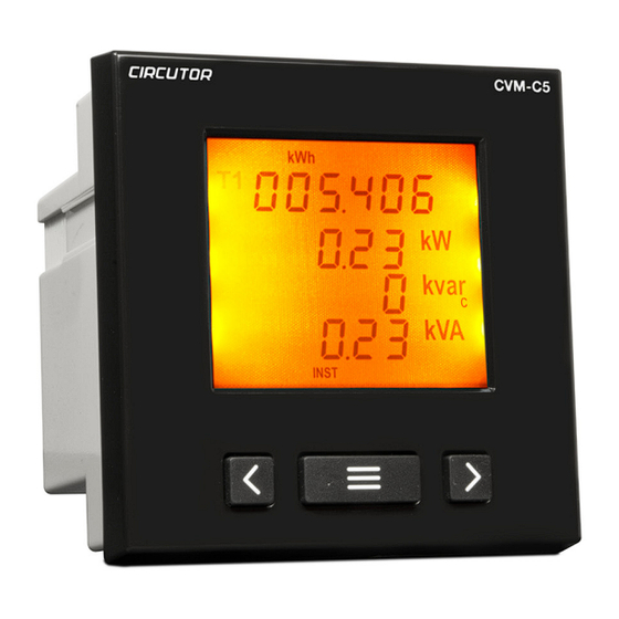 Circutor CVM-C5 ic Betriebsanleitung
